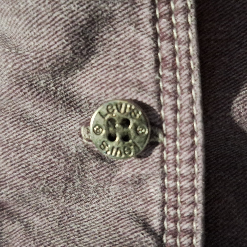 Vintage Levi Strauss Two Horse Brand Button Front Work Shirt Sz M - Picture 5 of 7